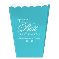 The Best Is Yet To Come Mini Popcorn Boxes