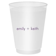 Right Side Name Shatterproof Cups