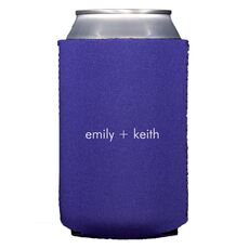 Right Side Name Collapsible Koozies