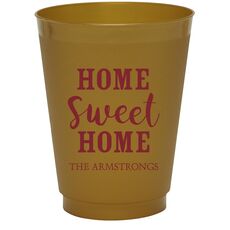 Home Sweet Home Colored Shatterproof Cups