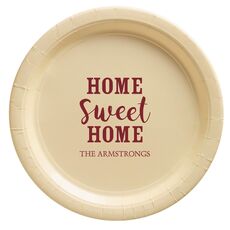 Home Sweet Home Paper Plates