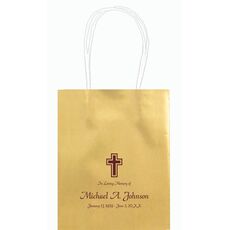 Memorial Cross Mini Twisted Handled Bags