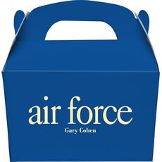 Big Word Air Force Gable Favor Boxes