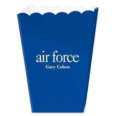 Big Word Air Force Mini Popcorn Boxes