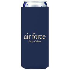 Big Word Air Force Collapsible Slim Koozies
