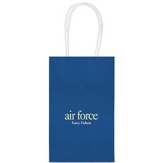 Big Word Air Force Medium Twisted Handled Bags