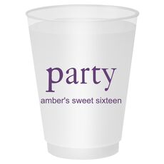 Big Word Party Shatterproof Cups