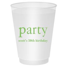 Big Word Party Shatterproof Cups