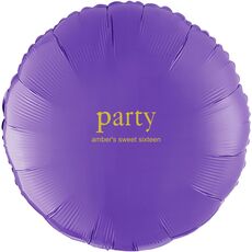 Big Word Party Mylar Balloons