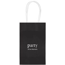 Big Word Party Medium Twisted Handled Bags