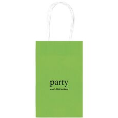 Big Word Party Medium Twisted Handled Bags