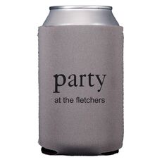 Big Word Party Collapsible Koozies