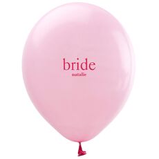 Big Word Bride Latex Balloons