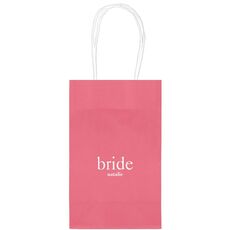 Big Word Bride Medium Twisted Handled Bags