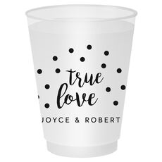 Confetti Dots True Love Shatterproof Cups