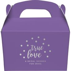 Confetti Dots True Love Gable Favor Boxes
