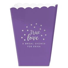 Confetti Dots True Love Mini Popcorn Boxes