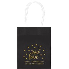 Confetti Dots True Love Mini Twisted Handled Bags
