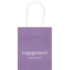 Big Word Engagement Mini Twisted Handled Bags