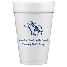 Horserace Derby Styrofoam Cups
