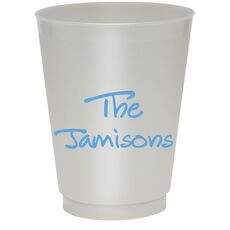 Studio Text Colored Shatterproof Cups