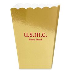 Big Word U.S.M.C. Mini Popcorn Boxes