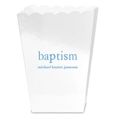 Big Word Baptism Mini Popcorn Boxes
