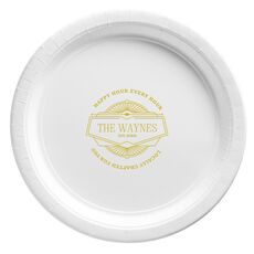 Happy Hour Every Hour Paper Plates