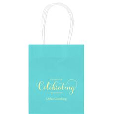 Thanks For Celebrating Any Event Mini Twisted Handled Bags