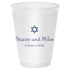 Little Star of David Shatterproof Cups