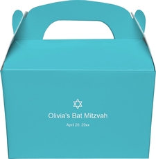 Little Star of David Gable Favor Boxes