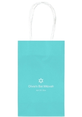 Little Star of David Medium Twisted Handled Bags