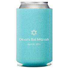 Little Star of David Collapsible Koozies