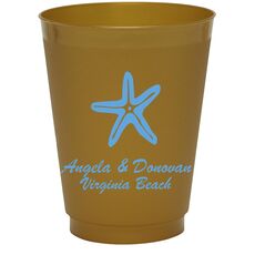 Royal Starfish Colored Shatterproof Cups