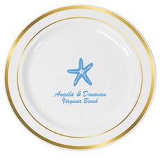 Royal Starfish Premium Banded Plastic Plates
