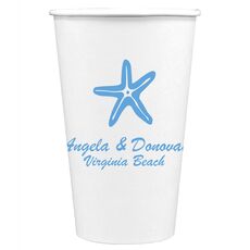 Royal Starfish Paper Coffee Cups