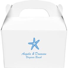 Royal Starfish Gable Favor Boxes