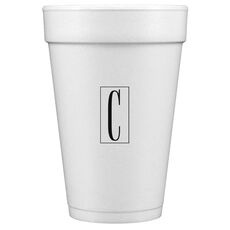 Contempo Monogram Styrofoam Cups