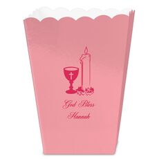 Chalice and Candle Mini Popcorn Boxes