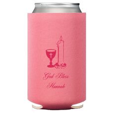 Chalice and Candle Collapsible Koozies