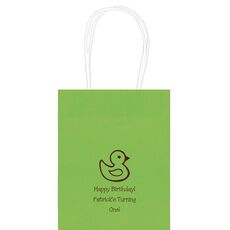Rubber Ducky Mini Twisted Handled Bags