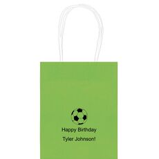 Soccer Ball Mini Twisted Handled Bags