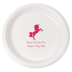 Unicorn Plastic Plates