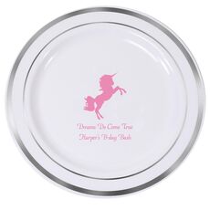 Unicorn Premium Banded Plastic Plates