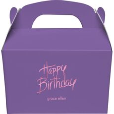Fun Happy Birthday Gable Favor Boxes