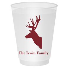 Deer Buck Shatterproof Cups