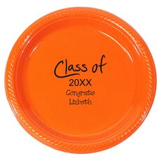 Pick Any Year of Fun Class of Plastic Plates