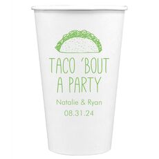 Taco Bout A Party Paper Coffee Cups