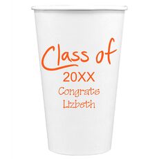 Pick Any Year of Fun Class of Paper Coffee Cups