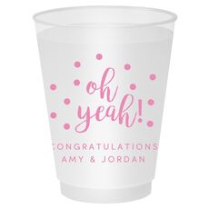 Confetti Dots Oh Yeah! Shatterproof Cups